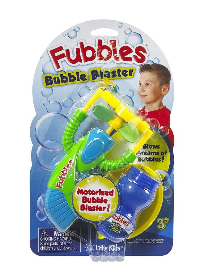 FUBBLES Little Kids Fubbles Bubble Blaster Tons Of Bubbles Fan Includes 2Oz Of Bubble Solution (Colors May Vary) (414) - Image 3