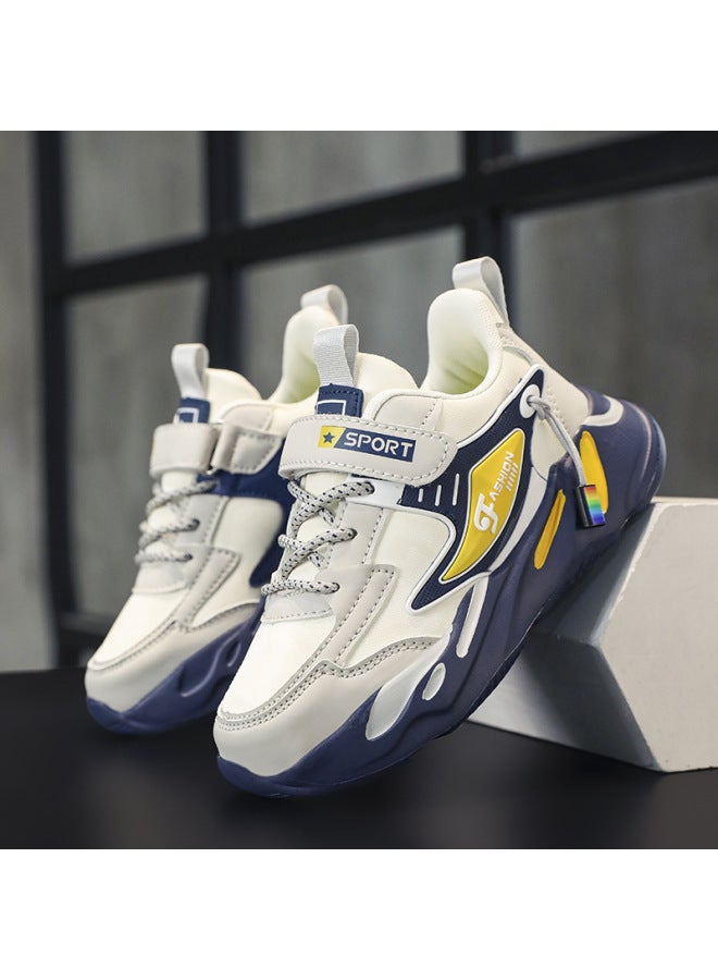 Children's Shoes, Boys' Sports Shoes, Winter Cotton Shoes, Velvet And Thickeneded Boys' Shoes, Running Shoes For Middle-aged And Primary School Students