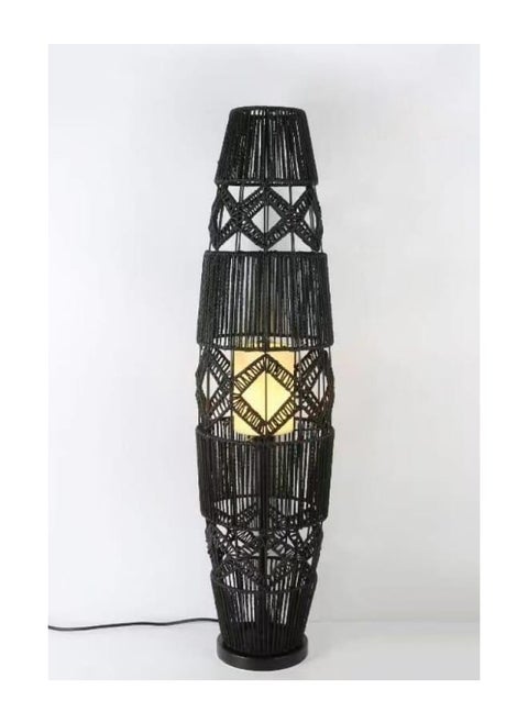 Boho Wood Floor Lamp