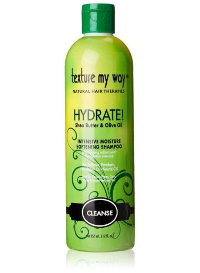 Texture My Way Natural Hair Therapies Hydrate Hair Moisture Intensive Softening Shampoo 355ml 