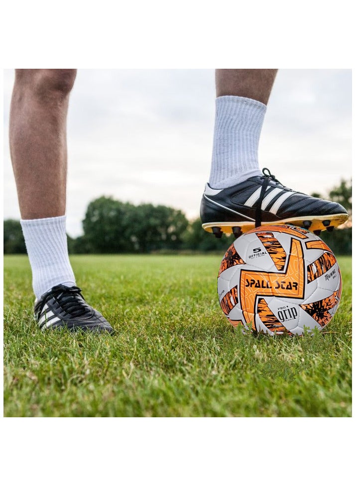 سبال كرة القدم كرة القدم لمباريات كأس العالم، أفضل كرة مقاومة للماء للاستخدام في الأماكن المغلقة/الخارجية للتدريب الاحترافي ومطابقة الرجال والنساء للشباب والكبار - Image 2