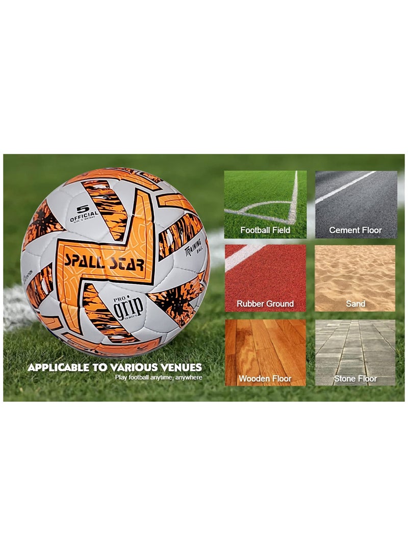 سبال كرة القدم كرة القدم لمباريات كأس العالم، أفضل كرة مقاومة للماء للاستخدام في الأماكن المغلقة/الخارجية للتدريب الاحترافي ومطابقة الرجال والنساء للشباب والكبار - Image 4