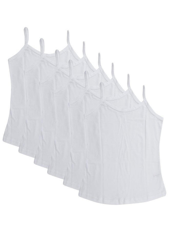 بودي كير ملابس داخلية للبنات من BODYCARE (BC80W-Pack of 6--10-12Years، لون أبيض)  - Image 1