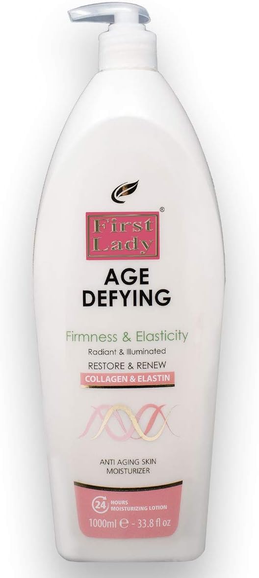 First Lady Age Defying Collagen Elastin Moisturizing Hand Body Lotion 1000ml Anti Aging Skin
