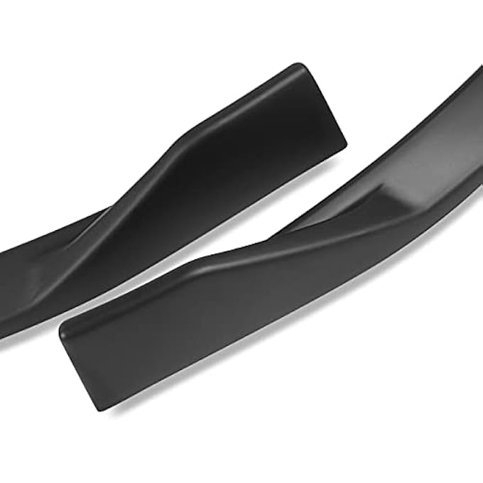 DNA MOTORING 2-PU-556 STP-Style Front Bumper Lip 3PCS Compatible With 10-13 VW Golf 6 Excludes GTI,Matte Black - Image 4