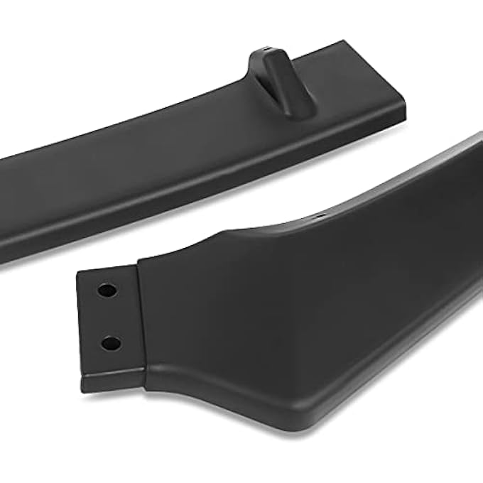 DNA MOTORING 2-PU-556 STP-Style Front Bumper Lip 3PCS Compatible With 10-13 VW Golf 6 Excludes GTI,Matte Black - Image 3