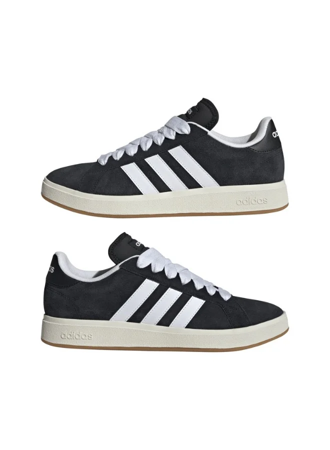 اديداس Adidas Grand Court Base 00S Black Sportswear Shoes For Men 6.5
