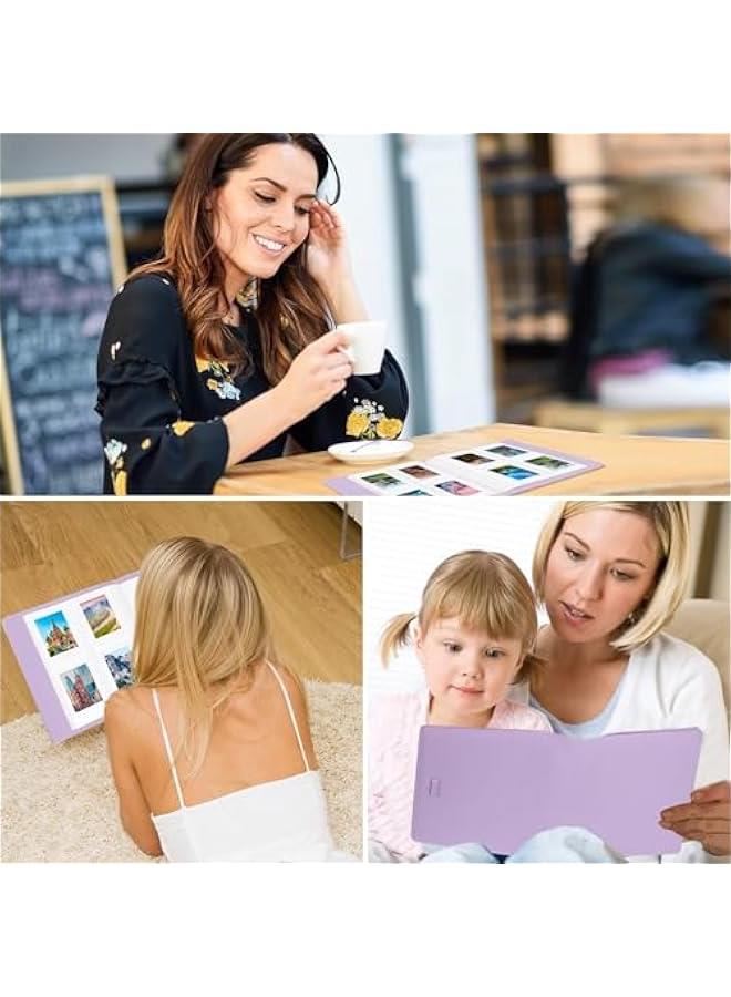 خاجول 256-ألبوم الصور الجيب لفوجيفيلم إنستاكس ميني ، دائم ل بولارอยد 2x3 "صور الزنك ، متوافق مع إنستاكس ميني 11 ، 12 ، 9 ، 90 ، 70 ، 40 ، 8 كاميرات (الأرجواني) - Image 4