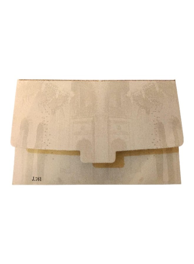 Aywal Pack of 20, Printed Design Embossed Shagun Envelopes for Gifting Cash Money Cover Matte Paper Tuck Flap Designer Fancy Sagan Lifafa Wedding 18 X 9 cm - Image 3
