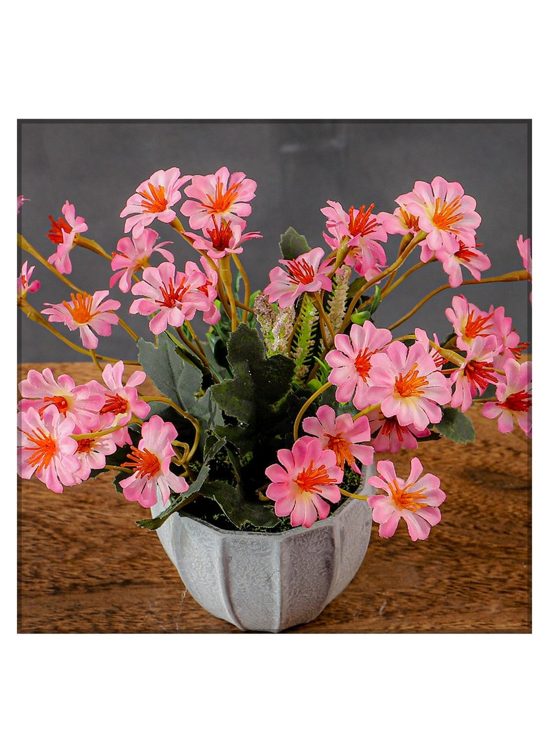 Yatai - Yatai artificial daisy flower Making with Vase - Image 1