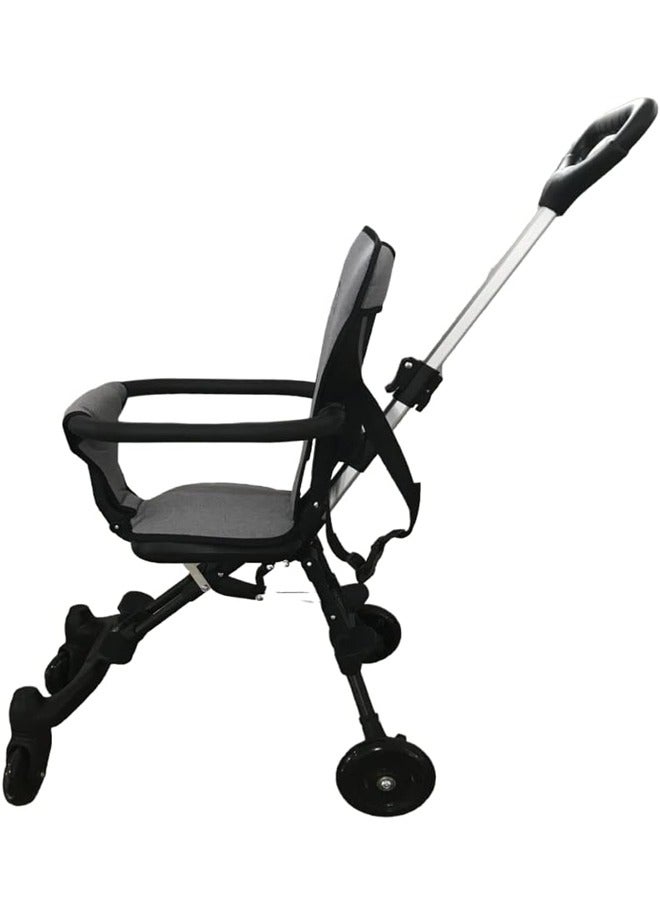 إيه تي إم عربة أطفال خفيفة الوزن وقابلة للطي مع مقبض قابل للتعديل، 42 × 85 × 41 سم، صغيرة الحجم وسهلة المناورة - Image 5