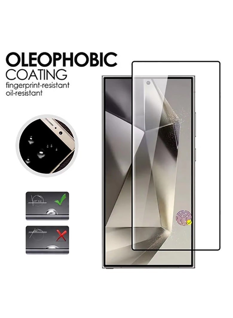 DUSALA 4in1 Tempered Glass For Samsung Galaxy S25 Ultra Screen Protector Camera 2 Pack Lens Film+ 2 Pack Screen protector - Image 4