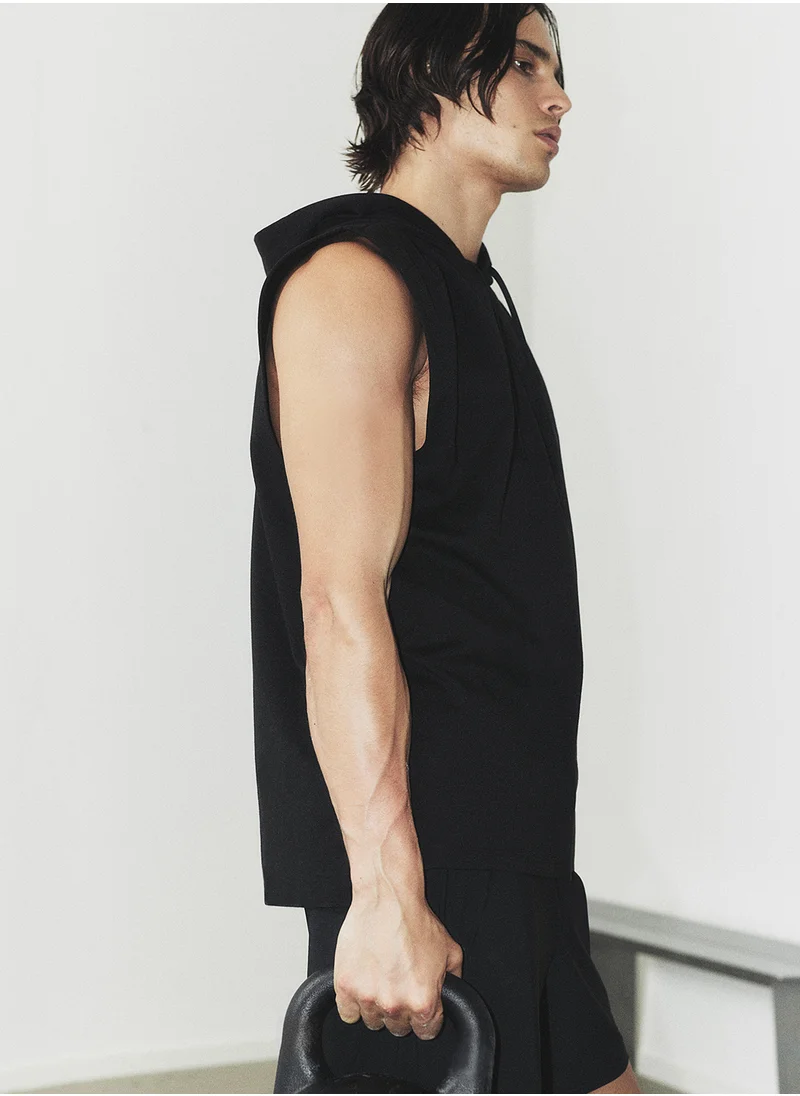 H&M Drymove™ Sleeveless Sports Hoodie