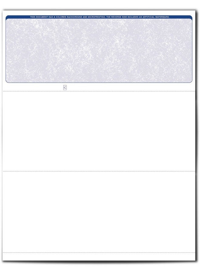 VersaCheck Secure Checks 250 Blank Business Voucher Checks Blue Classic 250 Sheets Form 1000 Check On Top - Image 2