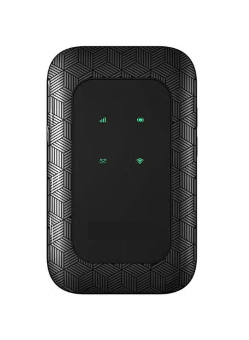 4G180 3G/4G LTE Advanced 150Mbps Pocket Mobile Wi-Fi Hotspot Device- Black, Single_Band, 150 MB/S
