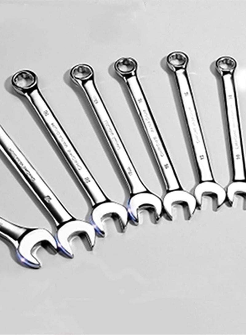 GGOOT Ratchet wrench set 10 Pcs of Double Open Wrench Set Plum Opening Combination Wrench Hardware Auto Repair Wrench Tool Set - Image 3