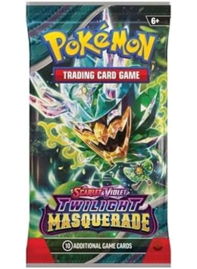 Pokemon Pokémon TCG Scarlet & Violet—Twilight Masquerade Booster Pack, 10 Trading Cards, Random Assorted Pack Artwork, Collectible Card Game Expansion - Image 4