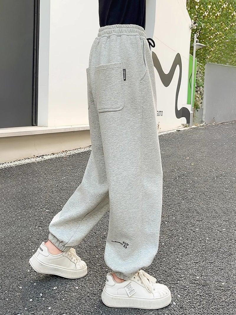 Girls' Casual Pants Children'S Wear Autumn Children'S Sweetpants Western Style Girls' Autumn Wear Sports Trousers - Image 5