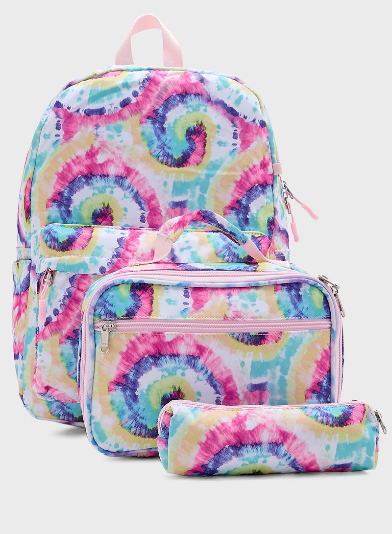 Ginger 3 Piece Set Laptop Backpack, Lunch Bag And Pencil Case  - Image 1