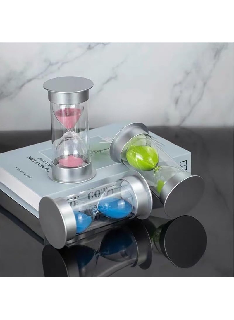 Rubik Sand Timer, 30 Minutes Creative Vintage Decorative Hourglass for Home Office Kitchen Decoration Ideal Gift for Kids & Adult (Green/Silver)  - Image 2
