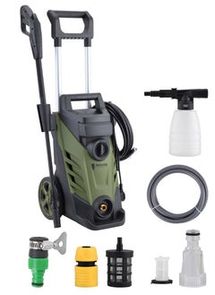 AIRMAN Pressure Washer 1800W, 150 Bar Max Pressure, Self-Priming, Total Stop System, Lightweight, Includes Foam Gun & Accessories, Compact Eco-Friendly Design SK201-18B  - Image 1