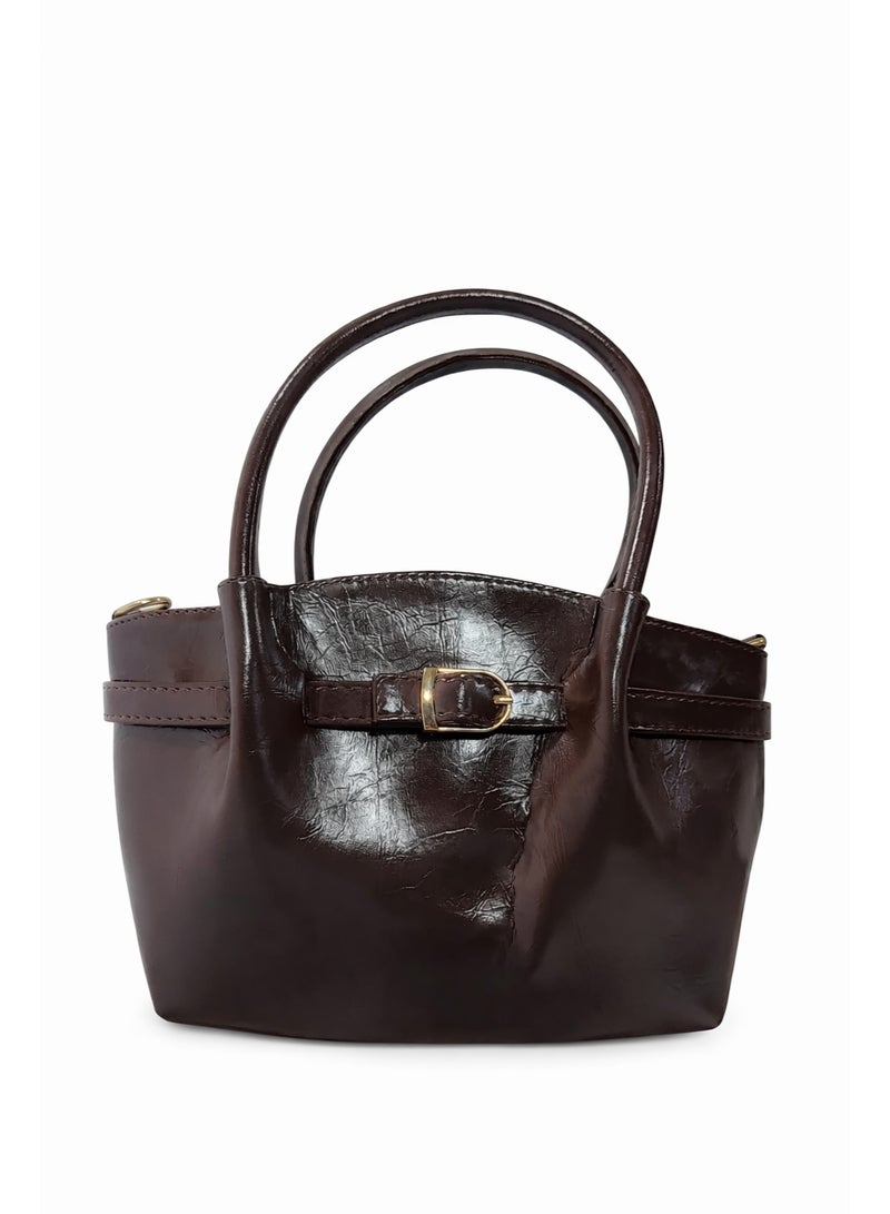 Versatile 3-in-1 Leather Women’s Bag – Crossbody, Handheld & Shoulder