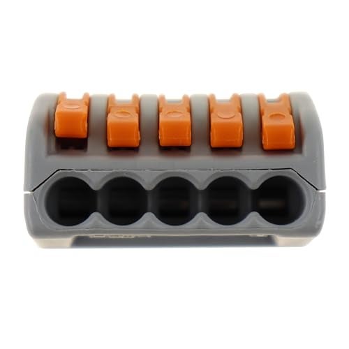 Wago 222415 LeverNuts 5 Conductor Compact Connectors 80 PK - Image 3