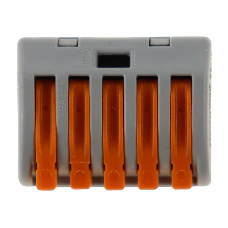 Wago 222415 LeverNuts 5 Conductor Compact Connectors 80 PK - Image 2