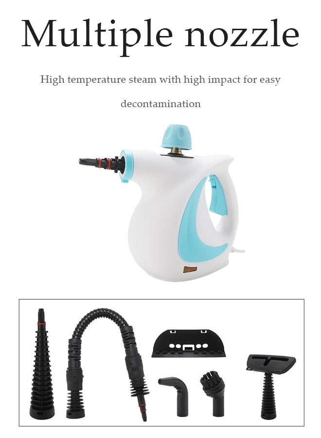 DUNISO Handheld Steam Cleaner, Multifunctional High Temperature Pressurized Steam Cleaner, With 9Pcs Accessories, Suitable For Range Hood, Gas Stove, Glass, Doors And Windows, Sofa - Image 3
