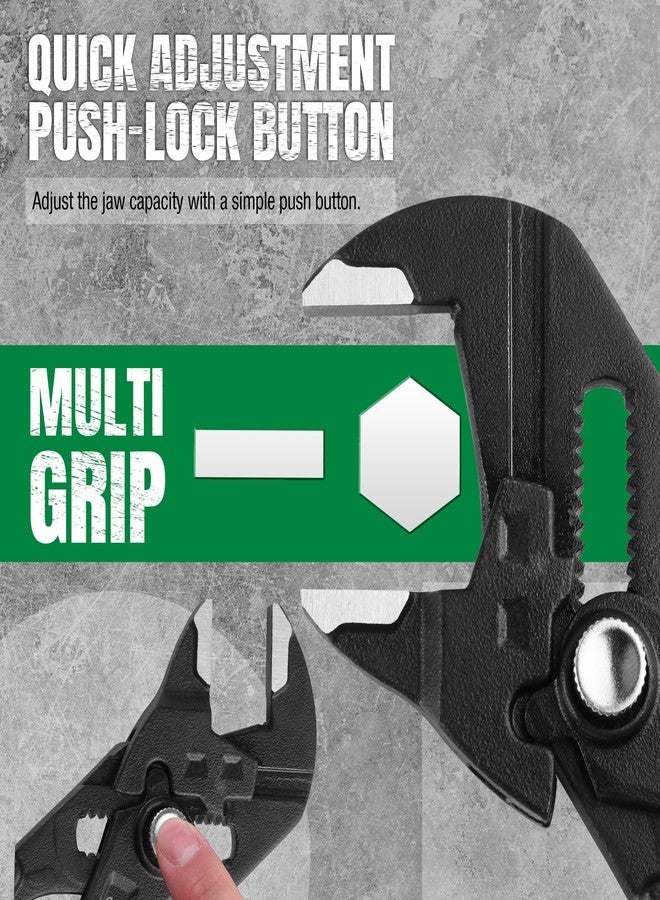 اس كي كي مفتاح ربط كماشة SK مقاس 6 بوصات، تصميم CR-V فاخر، فكين متوازيين ناعمين مع قبضة مريحة - Image 4