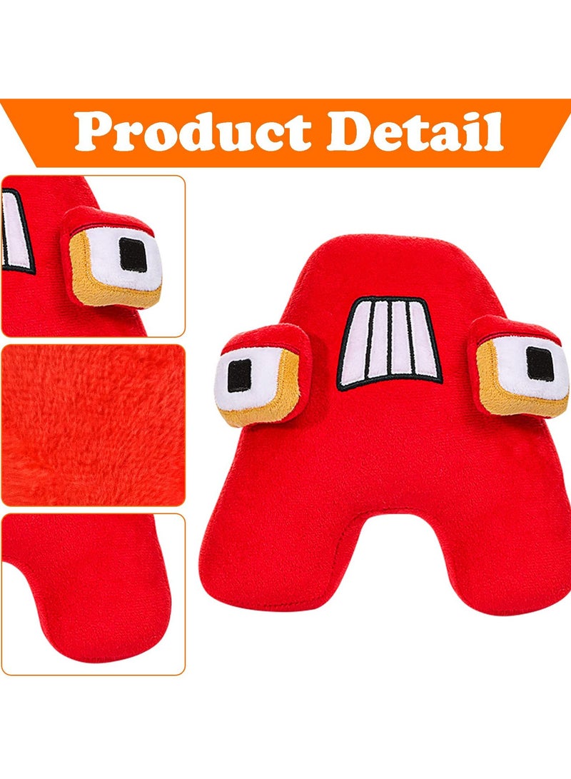 Excefore Alphabet Plush Toy, Stuffed Animal Toy, Soft Toys for Girls, for Boys Girls Birthday Present Age 3+, Letter A - Image 3