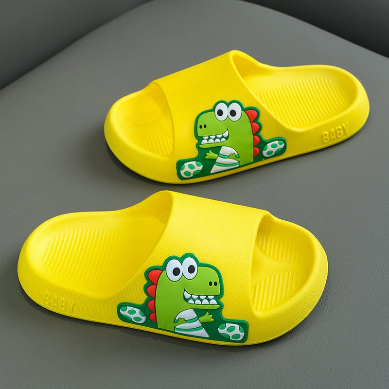 Kids Cartoon Dinosaur Slides - Anti-Slip, Soft Sole, for Boys and Girls - Image 2