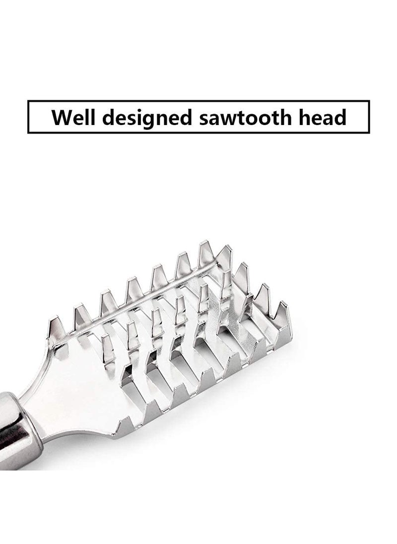 NURIOR NURIOR Fish Scale Remover Scraper Fish Scale Scraper Skin Peeler Fish Tools Kitchen Gadget Fish Scale Remover Scraper and Cutter Fish Scale Peeler Fish Skin Remover Knife Pack of 3  - Image 5