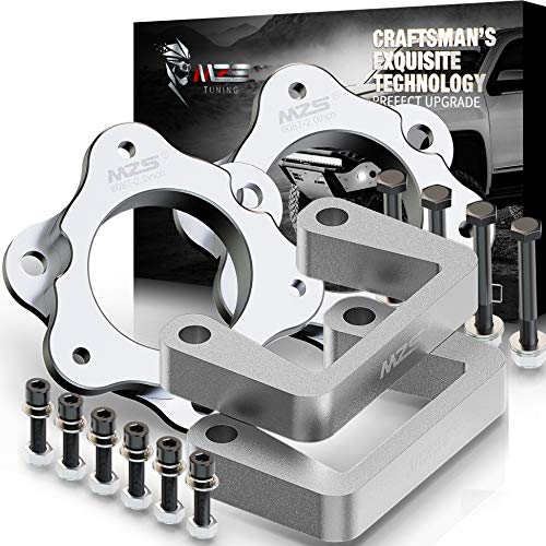 MZS 3.5 inch Front Leveling Kit Upper+Lower Lift Strut Spacers Compatible with 2007-2025 Silverado Sierra Yukon Suburban 1500 Tahoe/2007-2013 Avalanche 2WD 4WD 2X2 4X4 - Image 1