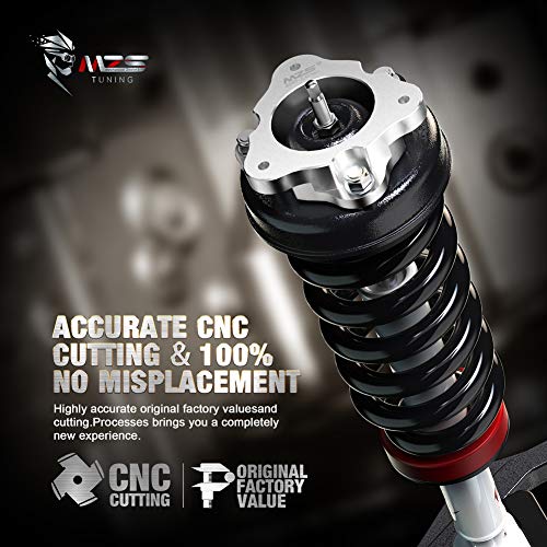 MZS 3.5 inch Front Leveling Kit Upper+Lower Lift Strut Spacers Compatible with 2007-2025 Silverado Sierra Yukon Suburban 1500 Tahoe/2007-2013 Avalanche 2WD 4WD 2X2 4X4 - Image 2