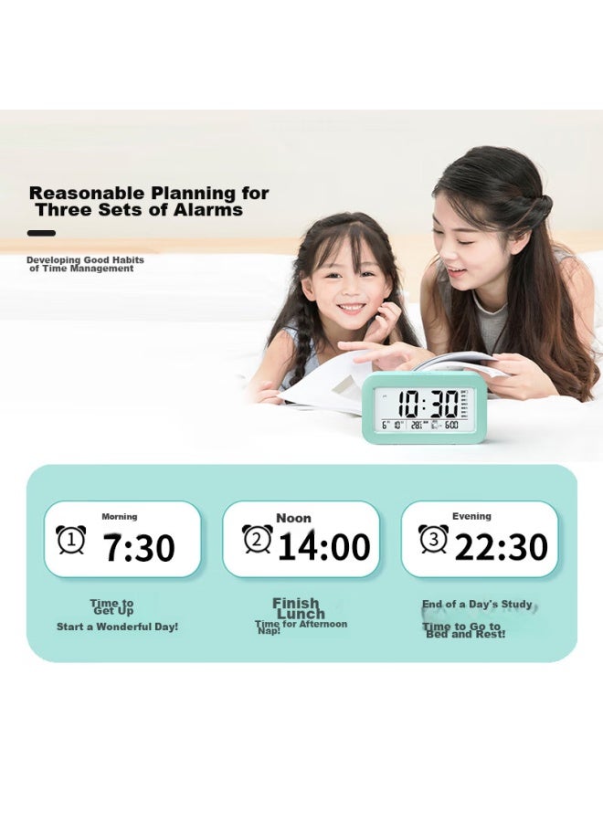 Compas Compas Electronic Alarm Clock Student Special Multi-function Wake-up Artifact Electronic Clock Student Children's Alarm Clock 801g Black - Image 3
