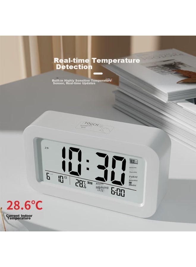 Compas Compas Electronic Alarm Clock Student Special Multi-function Wake-up Artifact Electronic Clock Student Children's Alarm Clock 801g Black - Image 5