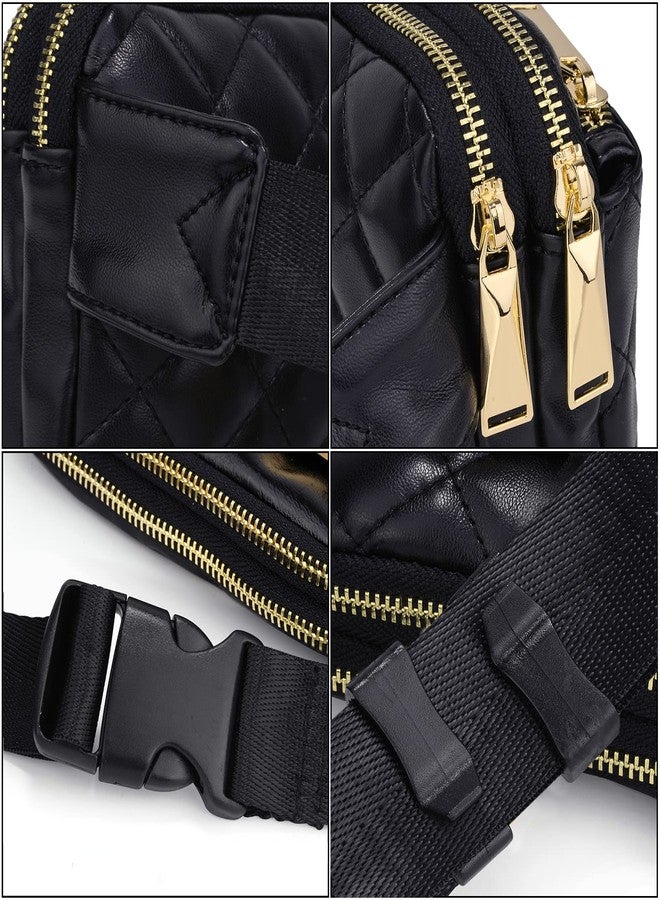 يو تي أوه حقيبة خصر UTO للنساء، حقيبة كروسبودي عصرية وأنيقة، تُحمل على الصدر أو الخصر أو الورك، مثالية للتسوق والسفر والتنزه في الهواء الطلق - Image 4