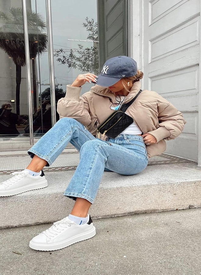 يو تي أوه حقيبة خصر UTO للنساء، حقيبة كروسبودي عصرية وأنيقة، تُحمل على الصدر أو الخصر أو الورك، مثالية للتسوق والسفر والتنزه في الهواء الطلق - Image 2