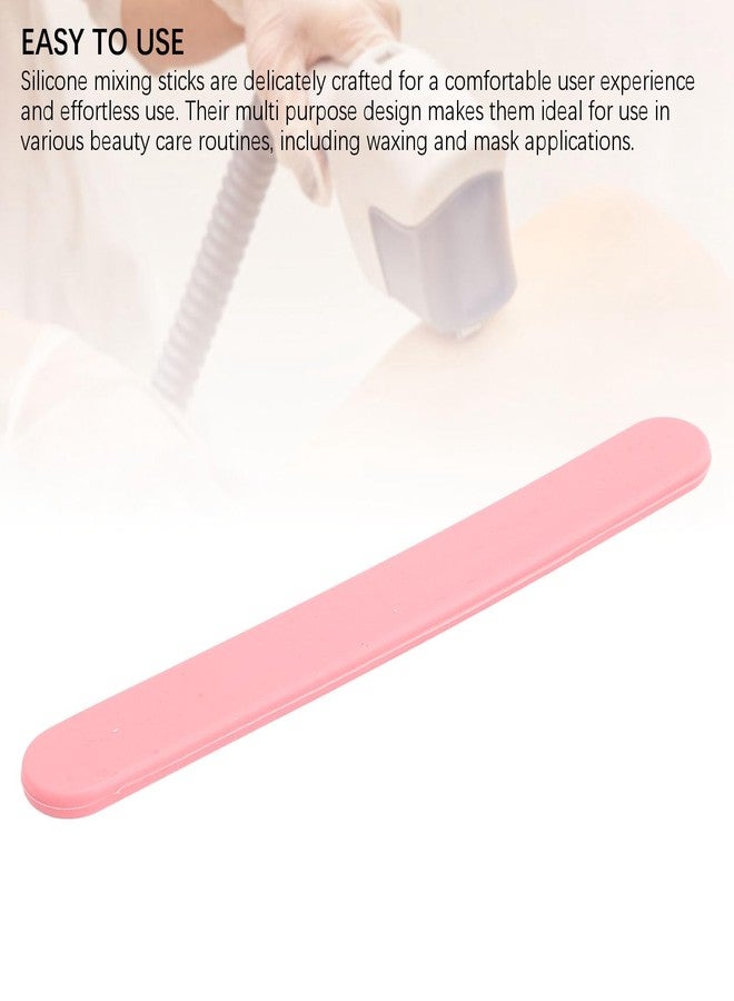 TARSHYRY Silicone Wax Spatulas, Reusable Stir Sticks for Hair Removal, Crafts, Non Stick Soft Silicone, Convenient Cleaning, Multi Purpose (Roseate) - Image 5