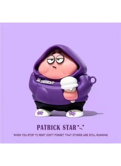 Generic Apple AirPods1/2/3/4 Generation Silicone Protective Case AirPodsPro2 Generation 4/5 Generation Cartoon Protective Case-Color:Patrick Star-Applicable Model:Airpods 3 Generations  - Image 1