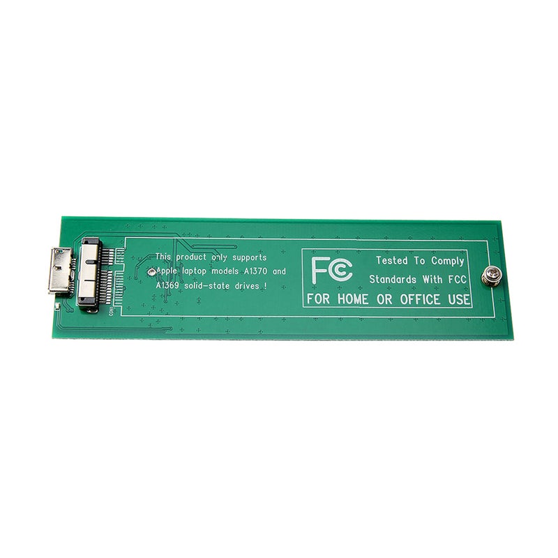 حقيبة القرص الصلب المحمولة متوافقة مع أقراص SSD لأجهزة ماك بوك إير A1369 و A1370 طرازي 2010/2011 بغلاف من الألومنيوم الأسود - Image 4