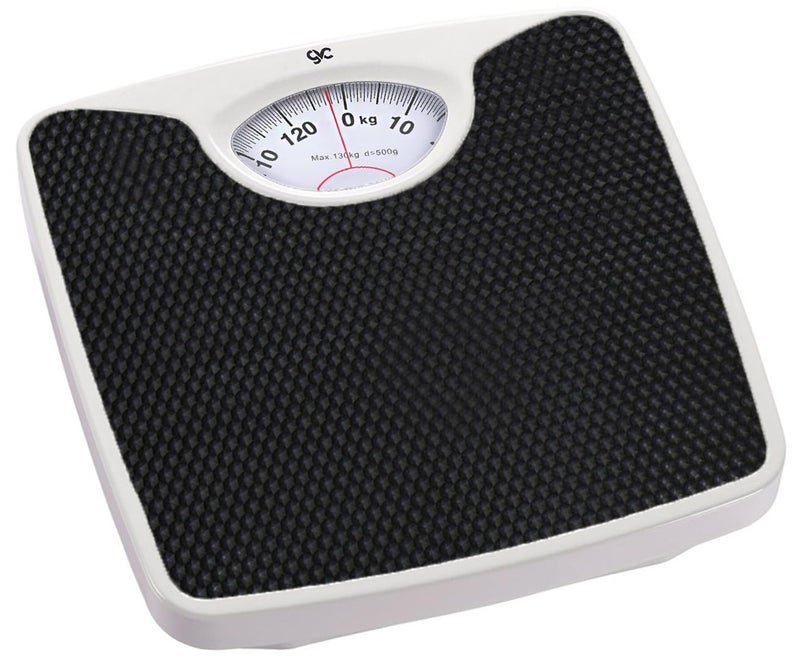 GVC 130Kg Iron Analog Weight Machine | Iron Analogue Weighing Scale | Full Metal Body With Anti-Skid Mat | Capacity: 130Kg, Black - Image 1