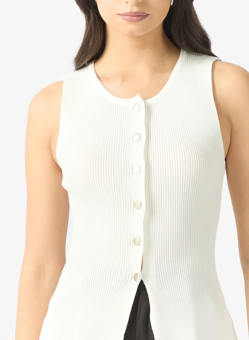 ايلا بلوزة صدرية بأزرار