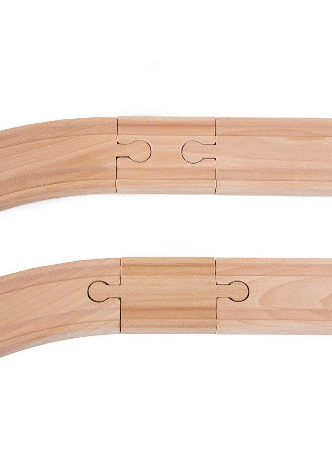 Orbrium ® Toys 8 Pcs Wooden Train Track Male Male Female Female Adapter Pack Fits Thomas Brio Chuggington Set - Image 3