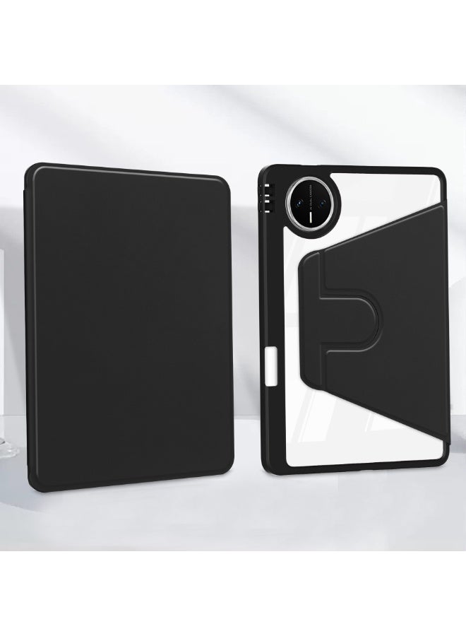 general Rotating Case for Huawei Matepad Mini 8.8 Inch 2025 with Pencil Holder,360 Degree Rotation Protective Stand Smart Tablet Slim Hard Shell Folio Cover Clear Back with Auto Wake/Sleep - Image 2