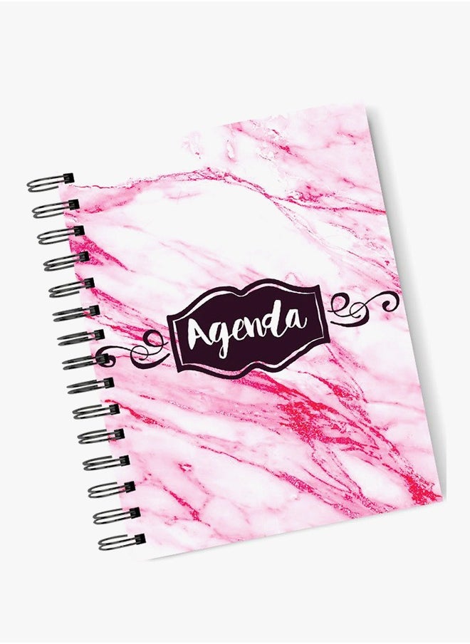 LIT Agenda Pink Spiral Hardcover Notebook  - Image 2