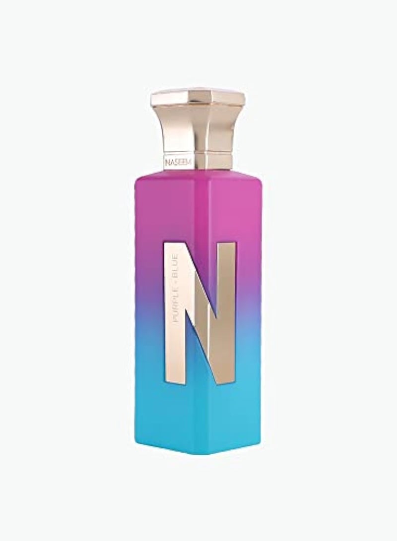 Naseem Perfumes Purple Blue Aqua Perfume Sublte Tone Eau De Parfum For Men & Women 75 ml - Image 4