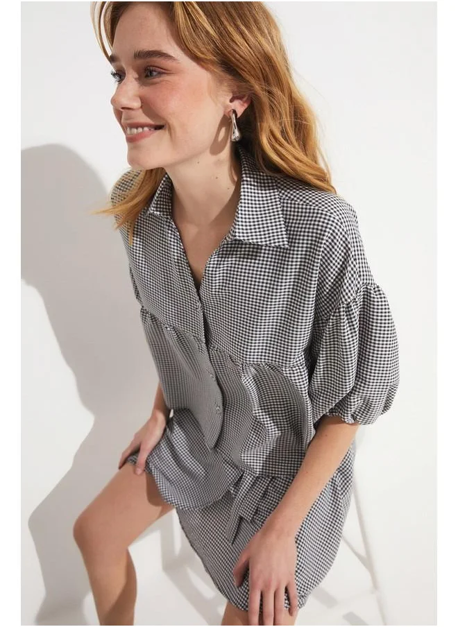 جون June Potikare Patterned Shirt