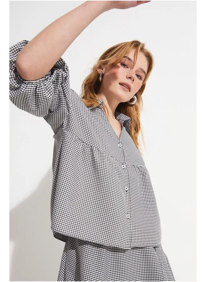 جون June Potikare Patterned Shirt